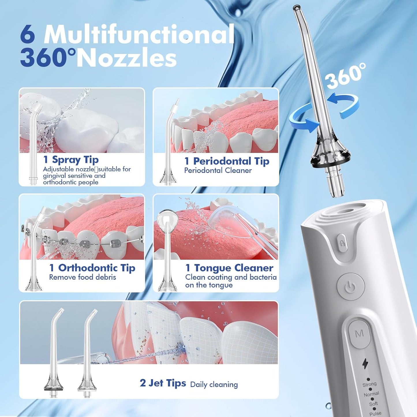 Irrigateur Bucal Sans Fil Premium™